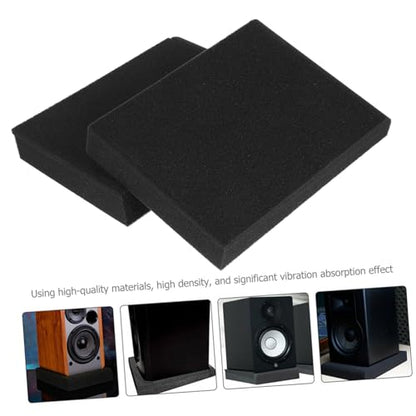 6pcs Small Speaker Isolation Pads High-density Cushion Absorbing Easy to Install for Home and Studio Monitors