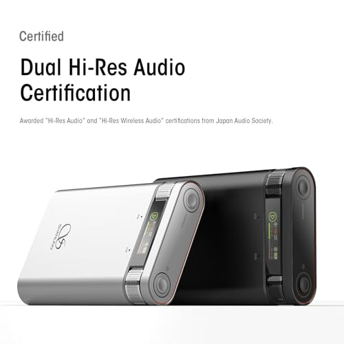 Shanling H2 2in1 Audio Player/Portable DAC, Desktop Headphone Amp,Bluetooth 5.0/LDAC,10.5Hours+ for Music Time,HiFi Res Certificated,Anodized Aluminum with LED Lights,Up to 2TB Capacity