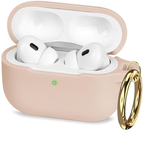 Case for Apple Airpods Pro 3 (2025) - VOTILE Airpods Pro 3 Cases Cover Women Silicone iPods Pro 3 Earbuds Wireless Accessorie Charging Cases Girl Keychain for Airpod iPods Pro 3 Generation - Tea - color: # Milk Tea, size: for AirPods Pro 3 (2025)
