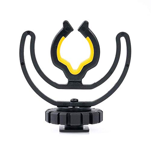 Deity V-Mic D4 Duo Dual Capsule Cardioid Microphone Camera-Mount Shotgun Mic Dual Mono/Stereo Recording Plug and Play with Rycote Shockmount for DSLR Camcorder Smartphone