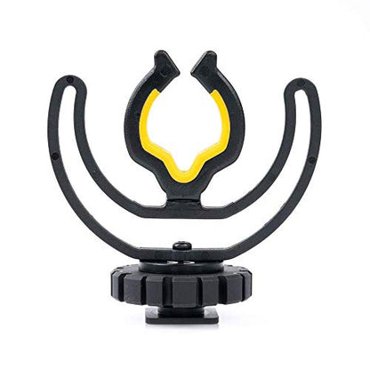 Deity V-Mic D4 Duo Dual Capsule Cardioid Microphone Camera-Mount Shotgun Mic Dual Mono/Stereo Recording Plug and Play with Rycote Shockmount for DSLR Camcorder Smartphone