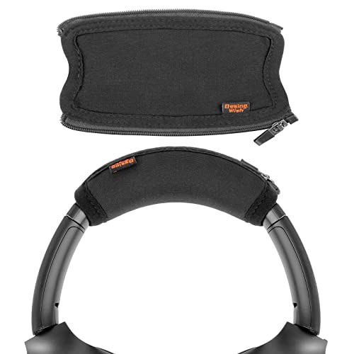 Replacement Headband Cushion Pad Cover Compatible with Sony WH-1000XM2/WH-1000XM3/WH-1000XM4 Noise Canceling Stereo Headset, Head Band Protector Pad Headband Cover (Black) - color: Black