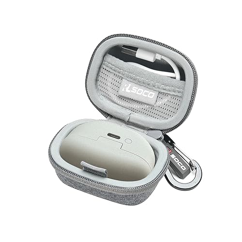 RLSOCO Carrying Case for Sony WF-1000XM5 The Best Truly Wireless Noise Cancelling Earbuds - Grey (Case Only) - color: WF-1000XM5 Case Grey