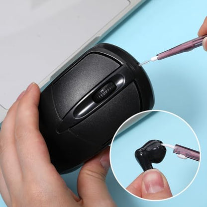 10 Pcs Charging Port Cleaner Phone Charge Port Cleaning Tool Kit Anti-Clogging Mini Brushes Cleaner Dual Side Multifunction Tools for Phone Camera Lens Speaker and Receiver - color: Purple