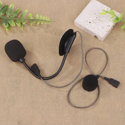 Enhanced Clear Helmets Microphone for Cardo Asmax Reso Intercom Systems | with Noise Cancelling Technology and Silver Plated Wiring Suitable Delivers Clear Audio and Call Quality - color: B