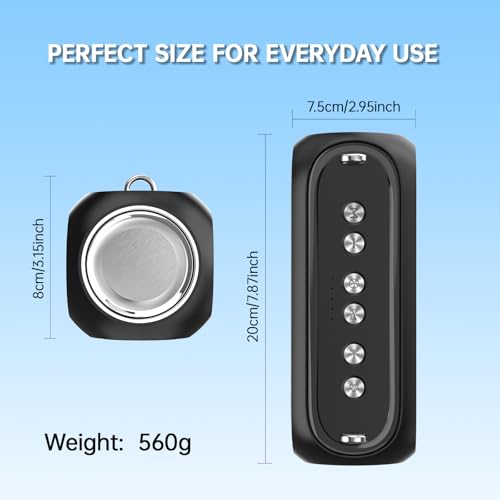 TWS 및 RGB 조명이 있는 휴대용 블루투스 스피커, 블루투스 5.3/TF/AUX/USB 재생, 긴 배터리 수명 빠른 충전, 야외 캠핑 해변 자전거용 조절 가능한 스트랩