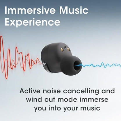 JVC True Wireless Compact Earbuds – Active Noise Cancelling, Up to 27 Hours Playback, Low Latency Mode - IPX4 Sweat/Rain Proof, Quick Charge Case, Mic