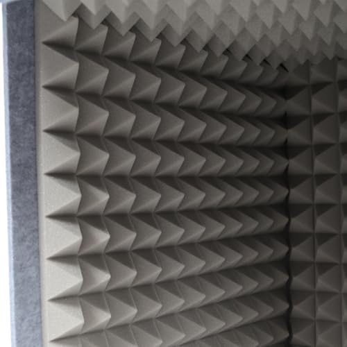 Portable Recording Isolation Booth, 60*60*60'' Desktop Soundproof Cover, Foldable Acoustic Soundproof Shield with Double-Layer Sponge & Polyester Panels for Home Studio Podcasting and Live Streaming