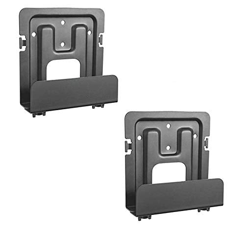 Mount Plus MP-06-02 2 Pack Cable Box Mount and Modem Mount for Wide Range of Media Players, Cable Boxes, Modems, DVD Players, Game Console (2 Pack Wide) - size: 2 Pack Wide