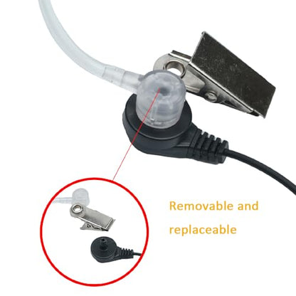 Acoustic Tube Earpiece Headset Compatible with Baofeng UV-5R Kenwood 4PCS