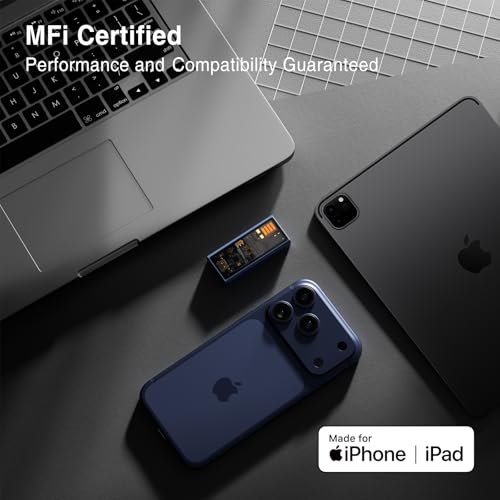 Questyle M15i Blues Blue Headphone Amplifier Portable USB C DAC Amps | [MFi Certified] Jazz / Blues Custom Tuning with 4.4mm/3.5mm Outputs PCM 768kHz/DSD512 Hi-res Lossless Adapter for Phones/PC