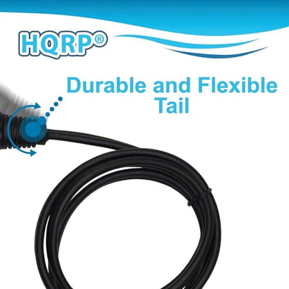 HQRP 25ft 3-pin XLR Male to XLR Female Microphone Cable, Compatible with RODE NT1000, NT2-A; Compatible with Shure PG48-XLR, PG57-XLR, PG58-XLR, PG81-XLR Microphones