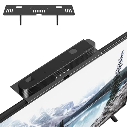 CABTE Adjustable Steel TV Top Shelf for Soundbar, Floating TV Stand | Universal Monitor Shelf, Game Console, Cable Box, Router Shelves (16.93x4.72inch Steel) - style: 16.93x4.72inch Steel