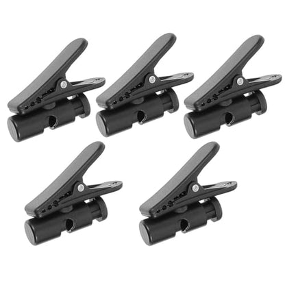 Gatuida 5Pcs Headphone Cable Clip Headset Microphone mic Stand Microphone Wire Clips Earphone s Headphone Cord Holder Fixing Stand Headphones Adapter abs Major