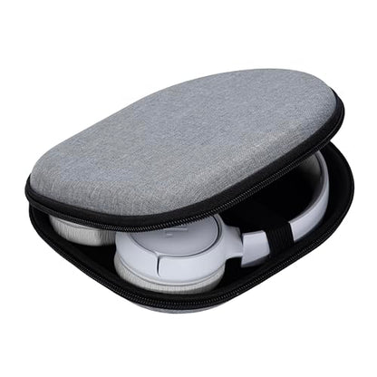 Ginsco Headphone Case Compatible with JBL Tune 510BT/520BT/500BT with Sony WH-CH520/510, Ultra-Slim Hard Shell Headphone Case for On Ear Headphones (Gray) - color: Gray