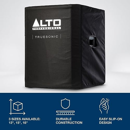 ALTO Durable Slip-On Cover for TS18S Subwoofer | Protective Rugged Cover, Nylon Lining Construction, and Easy Handle Openinings - style: TS18S Cover