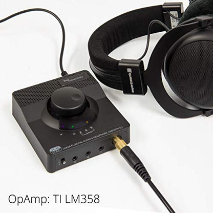 Syba Sonic 24bit 96KHz USB DAC Stereo Headphone Amplifier 2 Stage EQ Digital/Coaxial Output and RCA Output SD-DAC63116 - style: 24/96 DAC BLK