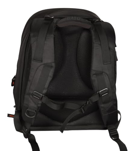 Gator Cases Club Series Backpack for DJ Equipment with Laptop Section and Bright Orange Interior; Small (G-CLUB BAKPAK-SM) - size: Small Backpack