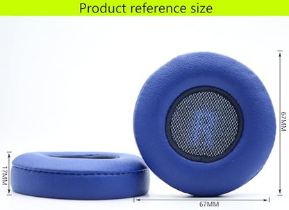 Replacement Ear Pads are Compatible with JBL E35 E45bt E45 Wireless Headphones. Made of Soft Protein Leather and Memory Foam, Replacement Ear Pads for Repair Accessories (Blue) - color: blue