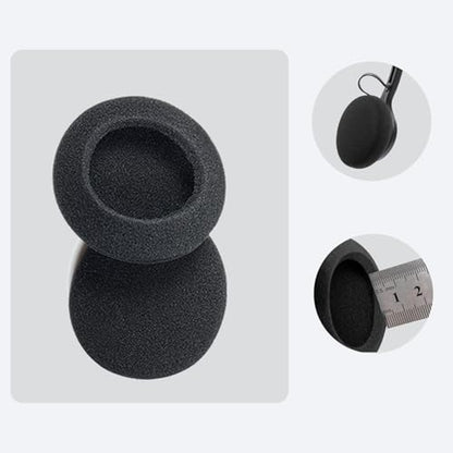 24 Pack 55MM Black Headphone Earpads Replacement Cushions | Soft Headset Ear Covers & Cushions, Universal Fit for Office Telephone Headsets, Daily Use & Maintenance