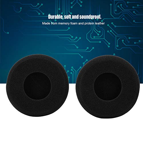 Headphone Ear Covers, Memory Foam Protein Leather Earmuffs, Headphone Replacement Ear Pads for SR60 SR80 SR225 M1 M2 Headphones
