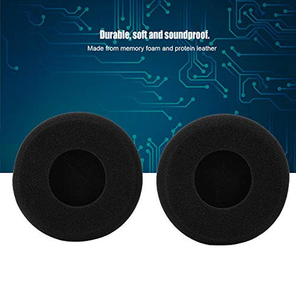 Headphone Ear Covers, Memory Foam Protein Leather Earmuffs, Headphone Replacement Ear Pads for SR60 SR80 SR225 M1 M2 Headphones