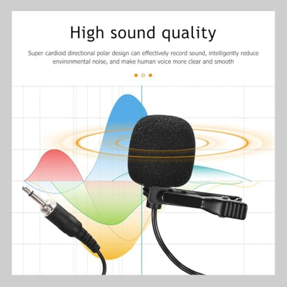 W IN-MIX UHF Wireless Microphone System – 8 Channel, 165ft Range, Headset & Lavalier Mics for Church, Conference, Stage, Karaoke - style: 8 bodypack