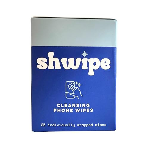 Dry Phone Wipes, Streak-Free Device and Screen Cleaner (25ct)
