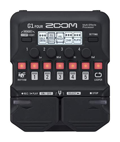 Zoom G1 Four Guitar Multi-Effects Processor - size: Processor Pedal, style: G1 FOUR