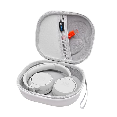 Hard Case for JBL Headphones, White | Compatible with JBL Junior 320/ 320BT/Junior 470NC/JR 460NC/ Tune 520BT 510BT 720BT 770NC 670NC/ Live 670NC 770NC Headphone - color: White