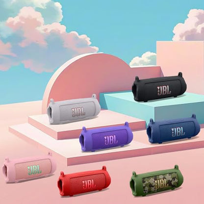 Silicone Cover for JBL Flip 7 Portable Bluetooth Speaker | Scratch-resistant, Unhindered Sound, Silicone Construction, Portable Carrying Silicone Cover, Pink Silicone Cover - color: Pink Cover