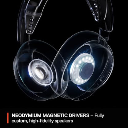 SteelSeries Arctis Nova 3P Wireless Multi-Platform Gaming Headset — Mobile App Control — 40 HR Battery — Neodymium Magnetic Drivers — 2.4GHz/Bluetooth — PS5, PS4, PC, Switch, Mobile — White - color: White, style: PlayStation|Switch|PC