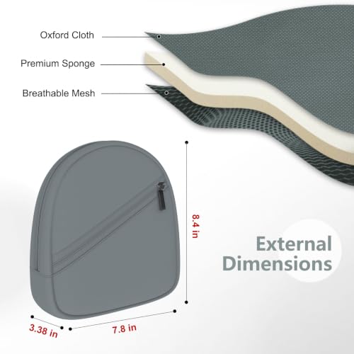 Headphone Headset Case Bag Compatible with JBL Tune/Sony/BERIBES/Soundcore by Anker/TOZO/KVIDIO/JLab/Bose On-Ear Headphones, Grey - color: 6.Grey