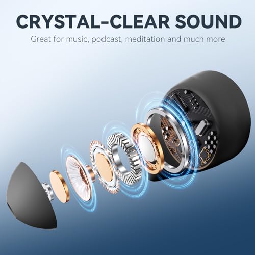 Sleepals Micro Sleep Earbuds for Side Sleepers | Sleep Headphones with Soft and Snug Fit | Moderate Noise Reduction (not ANC) | Small and Light, 4H Single Play, 28H with Charging Case (Black) - color: Black/Silver