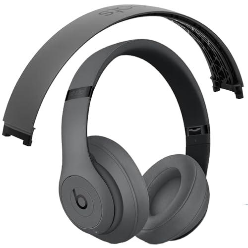 Studio 3 Headband Replacement Parts Studio3 Headband Repair Kit Original Top Arch Band Accessories Compatible with Beats Studio 3 Headphones. (Gray)