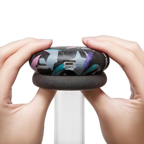 WC ShellZ Max - Protective Shell Covers for AirPods Max 1 & 2 | Made by Wicked Cushions | Made with Premium Silicone | 90's Black - color: 90's Black