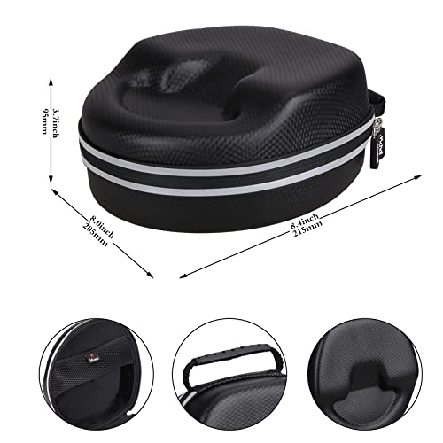 Hard Travel Storage Case Compatible with Logitech G733 / G435 Lightspeed Wireless Gaming Headset, G335 Wired Gaming Headset, CASE ONLY - color: Black