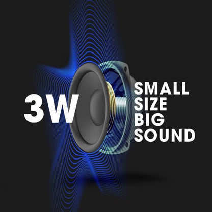 SOAR NFL Shockbox LED Wireless Bluetooth Speaker - Water Resistant IPX4, 5.0 Bluetooth with Over 5 Hours of Play Time - Small Portable Speaker - Officially Licensed NFL, Perfect Home & Outdoor Speaker