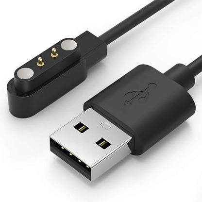 Lamshaw Compatible with Ortizan Air Conduction Headphones Charger, Magnetic Replacement Charging Compatible for Ortizan i10 Air Conduction Headphones (2 Pack-Black+White) - color: 2 Pack-Black+White