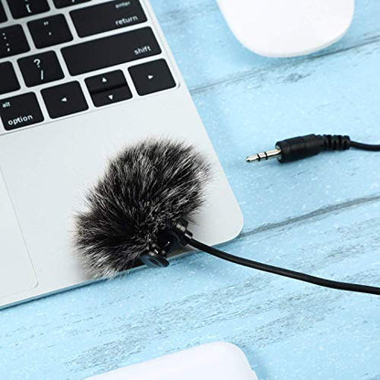 Outdoor Microphone Furry Windscreen Muff for Most Lavalier Microphones Lapel Headset Microphone Cover (2 Pack) | For Most Lavalier Microphones, Lapel Headset Microphone Cover - size: 2 Pack