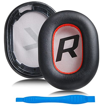Replacement Ear Pads for Plantronics Voyager 8200 UC, Earpads Cushions Compatible with Plantronics BackBeat Pro 2 Wireless Headphones, Premium Protein Leather Softer Memory Foam Noise Canceling - color: Black
