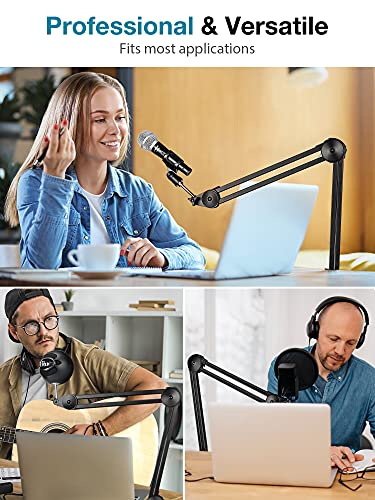 InnoGear Mic Arm Desk Mount Microphone Stand Boom Arm for Blue Yeti - size: Medium