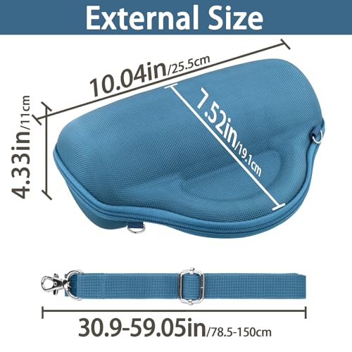 Aenllosi Hard Case for JBL Charge 6 Speaker, Blue | EVA case construction, Water-resistant design, Dust-resistant design, Protective case only - color: Blue