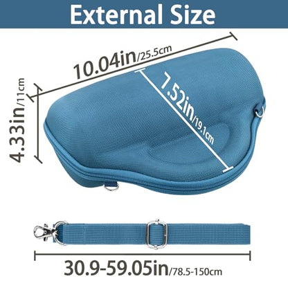 Aenllosi Hard Case for JBL Charge 6 Speaker, Blue | EVA case construction, Water-resistant design, Dust-resistant design, Protective case only - color: Blue
