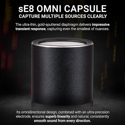 SE ELECTRONICS sE8 Omni Capsules, Matched Pair - color: sE8 Omni Capsules (Matched Pair)