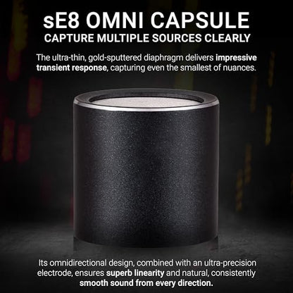 SE ELECTRONICS sE8 Omni Capsules, Matched Pair - color: sE8 Omni Capsules (Matched Pair)