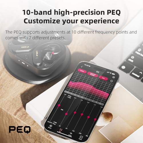 FiiO UTWS5 2025 True Wireless Bluetooth Earbuds Hook & Headphone Amp for IEMs, AK4332 DAC, Hi-Res 96kHz/24bit LDAC -MMCX/0.78 2pins Connector, 10-Band PEQ, 20H Battery Life (MMCX) | AK4332 DAC, 96kHz/24-bit LDAC, 10-band PEQ, 20-hour battery