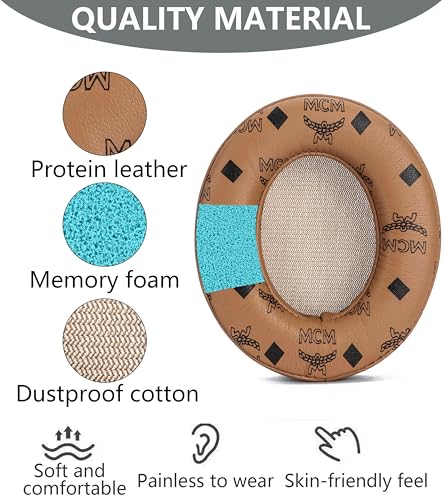 Replacement Ear Pads for Beats Studio 3 Wireless Studio 2 Wired Brown - color: Brown Flower