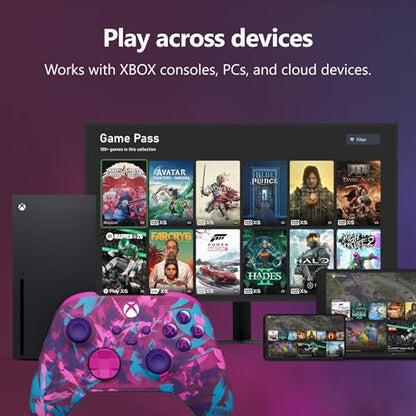 Xbox Wireless Gaming Controller | Heart Breaker Special Edition | Consoles, PCs, TVs, mobile, and more | Textured Grip | Wireless, Bluetooth, USB-C Connectivity - style: Heart Breaker