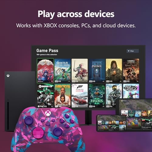 Xbox Wireless Gaming Controller | Heart Breaker Special Edition | Consoles, PCs, TVs, mobile, and more | Textured Grip | Wireless, Bluetooth, USB-C Connectivity - style: Heart Breaker